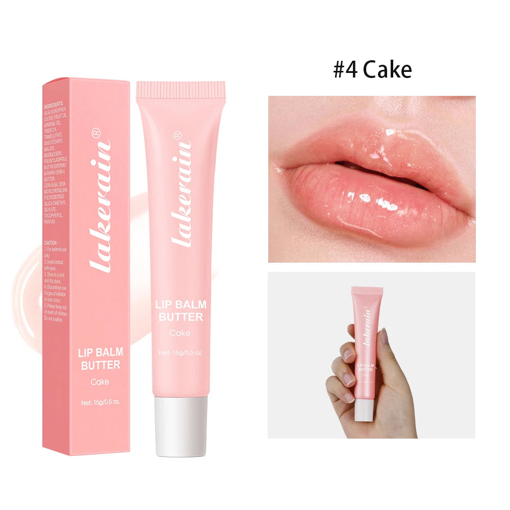 Summer Lip Balm Gloss – Moisturizing Mirror Lip Oil with Vanilla, Mint, Iced Coffee & Cake Scents | Transparent Shine & Nourishment