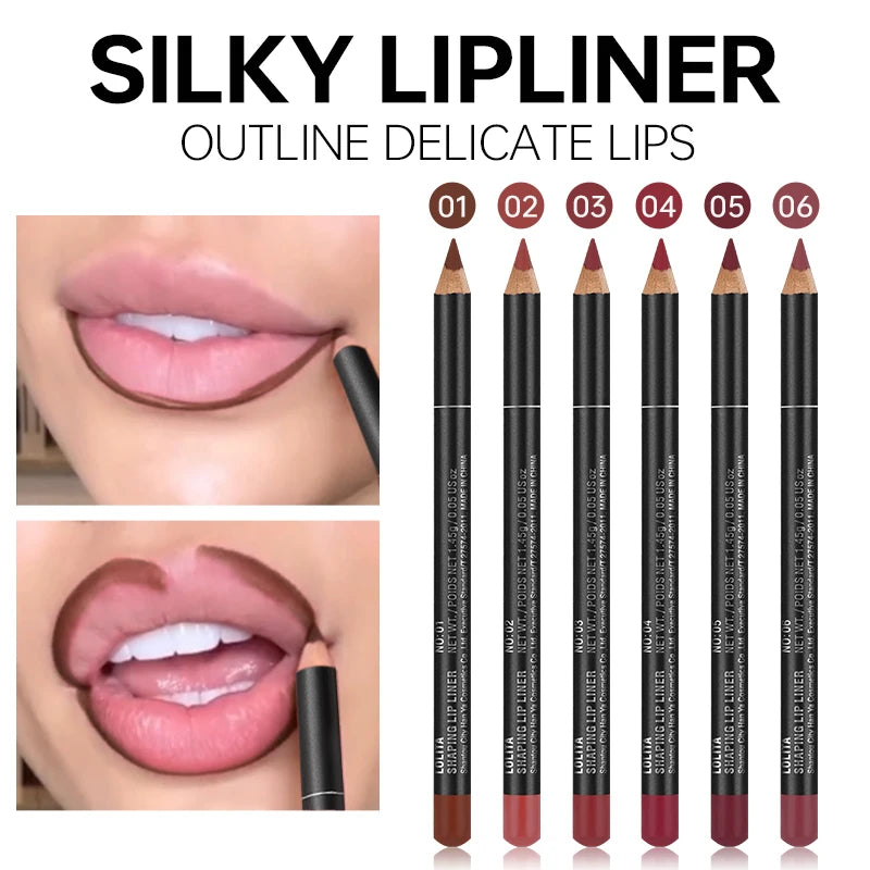 Luxury Matte Lip Liner – Long-Lasting, Smooth Application for Perfect Outline & Filling | Sculpted Lips That Command Attention