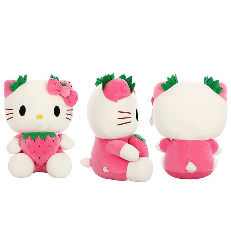 22–45cm Kawaii Hello Kitty Plush – Soft Stuffed Animal Pillow Toy for Kids, Girls, and Collectors