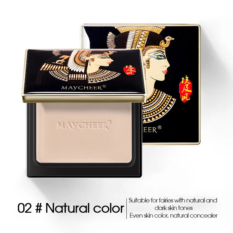 โจ Egyptian-Inspired Oil Control Powder โ Flawless Concealer, Waterproof, Moisturizing & Brightening for All-Day Radiance
