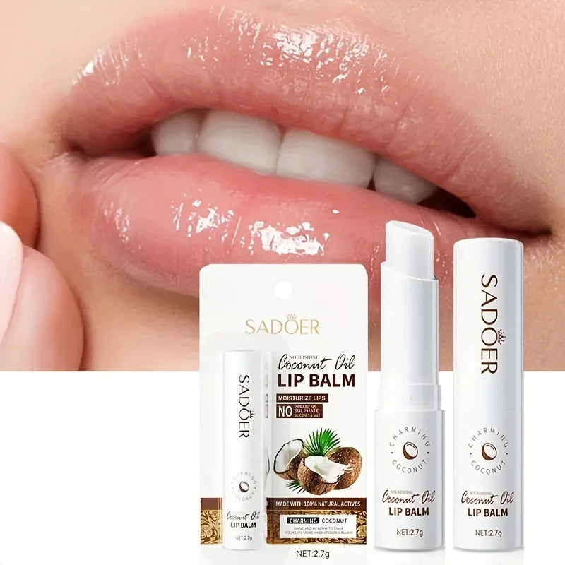 Coconut Lip Balm – Lasting Nourishment and Moisture for Men and Women – Daily Care Lip Balm