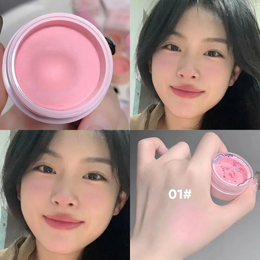 Airy Blush Clay Pigmented Powdery Cream Blusher DaimAnpu – Long-Lasting Matte Girlish Color for a Tender, Uplifting Look