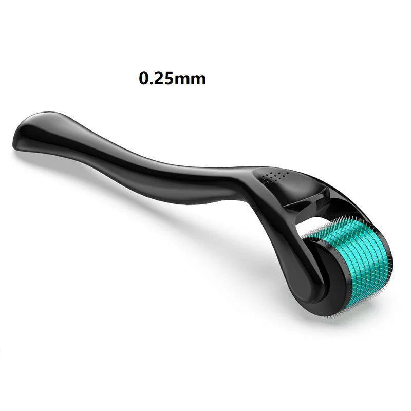 Premium 540 Needle Derma Roller for Face & Beard (0.2mm / 0.25mm / 0.3mm)
