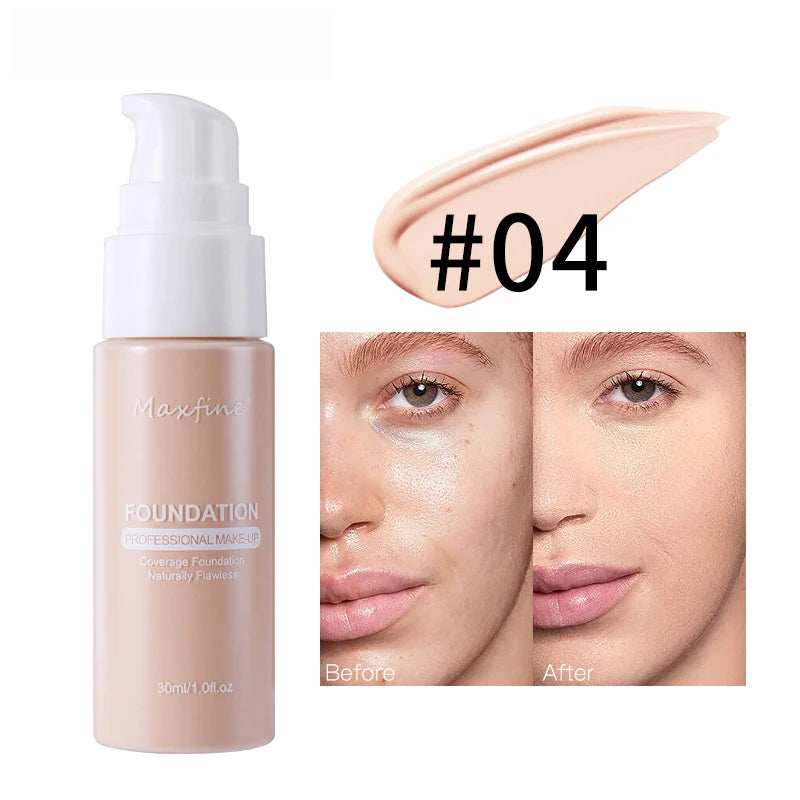 π§ MAXFINE Liquid Foundation β Flawless Coverage, Waterproof Power, and Professional Results in Every Drop