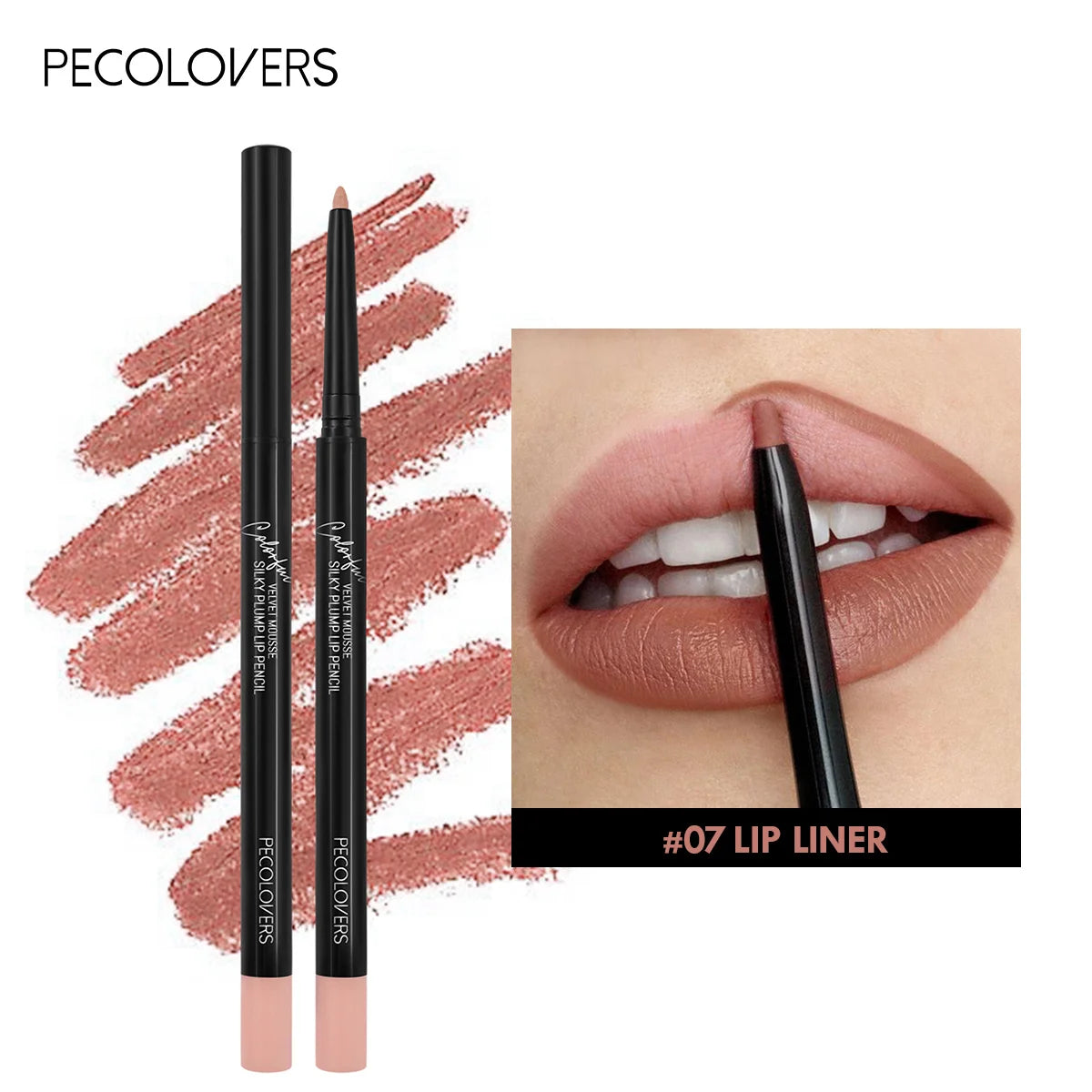 Waterproof Matte Lipliner Pencil – 12 Seductive Shades of Bold, Contoured Perfection That Stay All Day