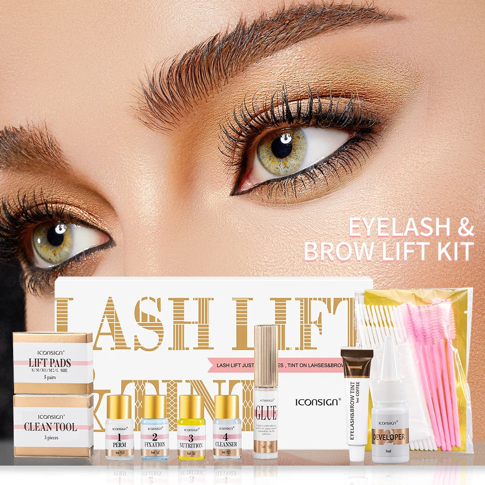 β¨ ICONSIGN Lash Lift & Tint Kit β Salon-Quality Glam at Home πββοΈπ