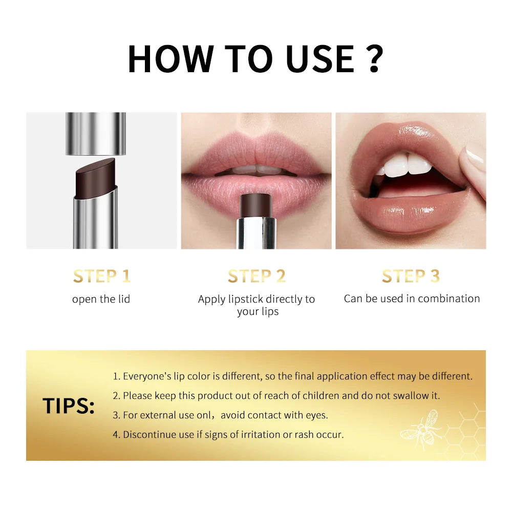 π― Black Honey Lipstick β Long Lasting Moisturizing Natural Lip Plumper π Lip Plumping Gloss & Exfoliating Lip Care Cosmetics β¨