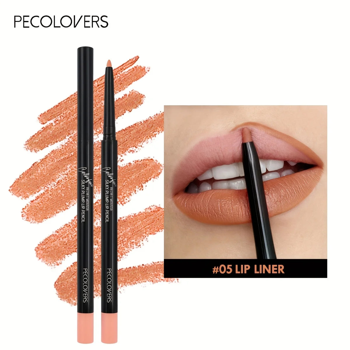 Waterproof Matte Lipliner Pencil – 12 Seductive Shades of Bold, Contoured Perfection That Stay All Day