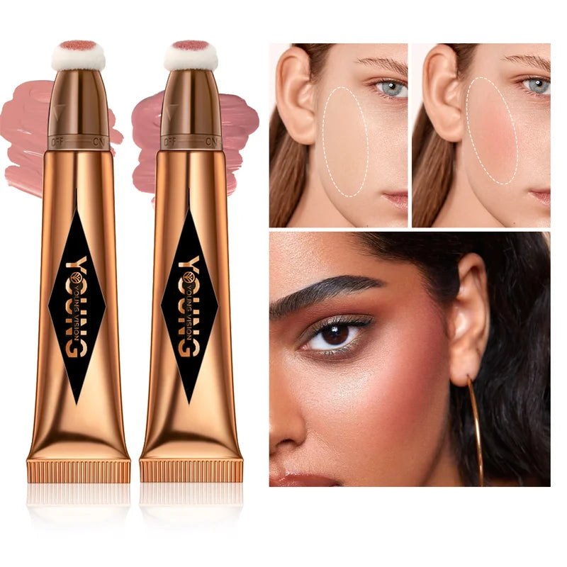 Multifunctional Liquid Blush & Highlight Stick β Silky All-in-One Face Contour, Eye Shadow & Blush | Waterproof & Long-Lasting