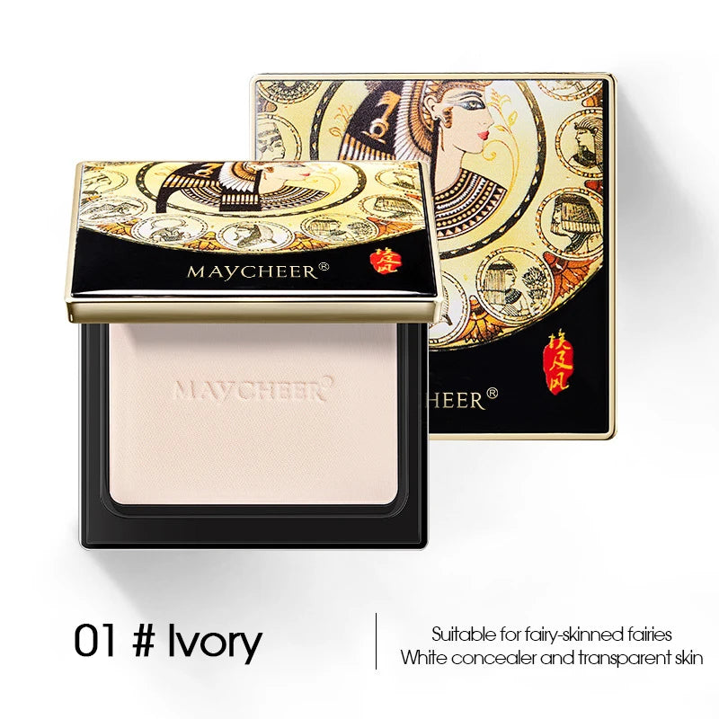 โจ Egyptian-Inspired Oil Control Powder โ Flawless Concealer, Waterproof, Moisturizing & Brightening for All-Day Radiance