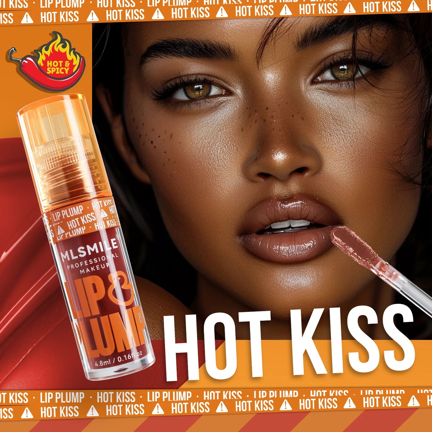 🦆 MLSMILE “Duck Lip” Mirror Gloss Oil – Moisturizing • Plumping • Irresistibly Glossy