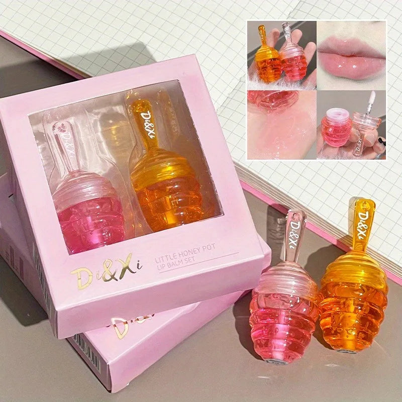 π― Small Honeypot Lip Oil β Hydrating β’ Softening β’ Smoothing