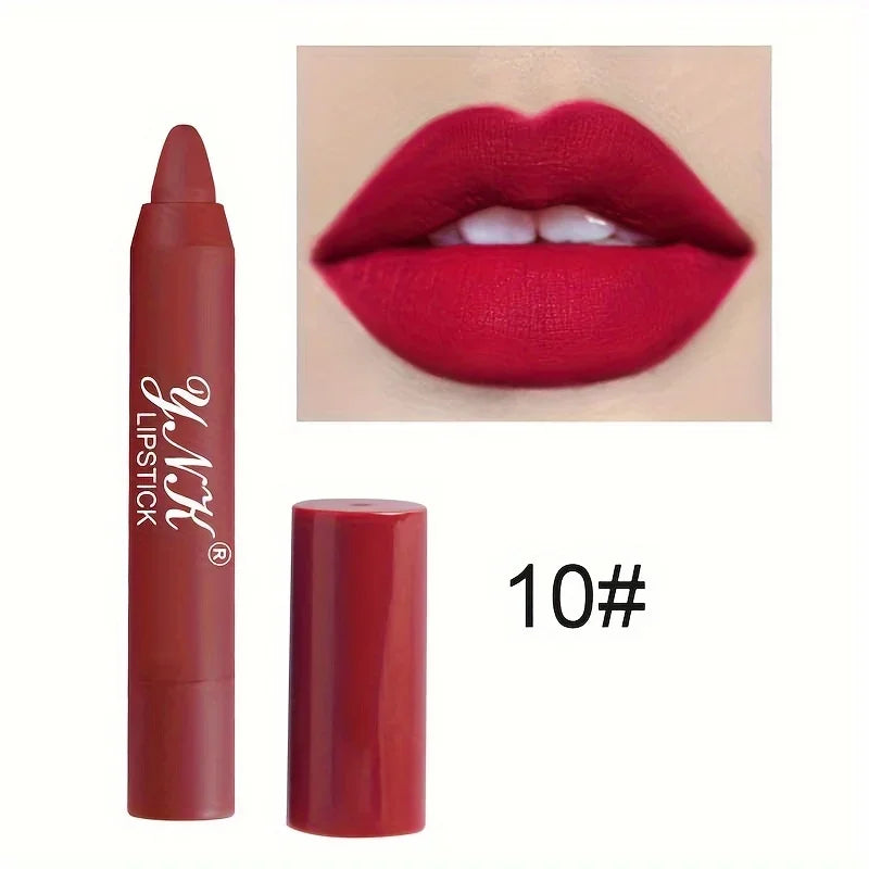 Nude Series Velvet Matte Lipstick Pencil β Waterproof, Long-Lasting, Non-Stick Cup Lip Tint Pen πβ¨