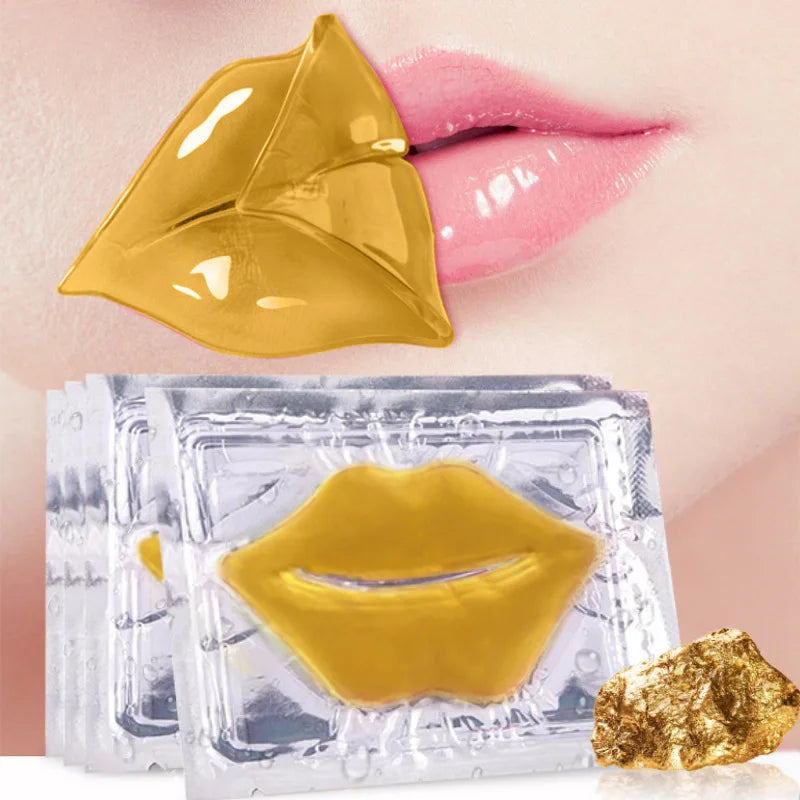 π 5pcs Crystal Collagen Lip Masks β Plumping, Moisturizing & Nourishing Pink Lip Patches | Korean Skincare for Soft, Smooth Lips πβ¨