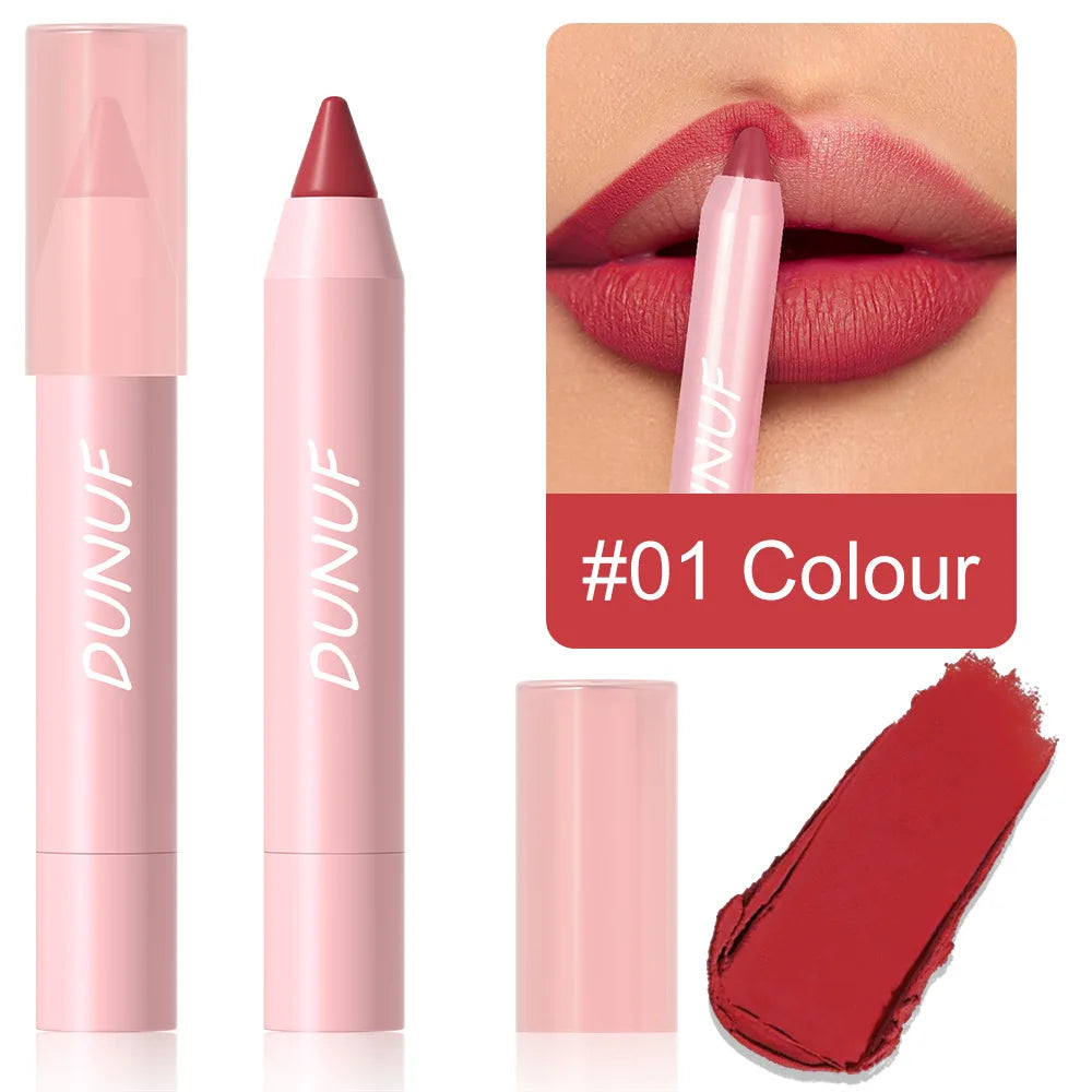π DUNUF 18-Color Lipstick Pencil β Define. Enhance. Seduce. π