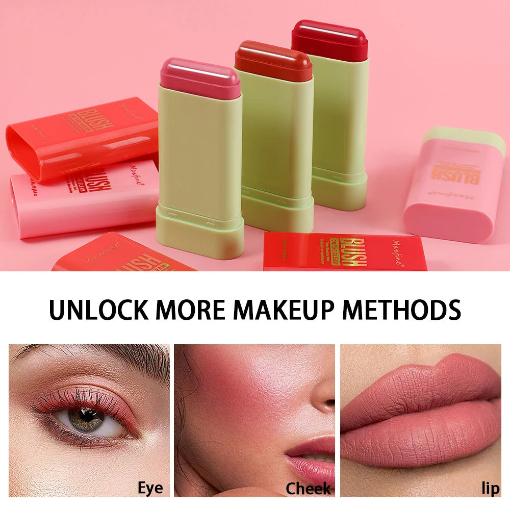 Multi-Functional Blush Stick โ Waterproof, Long-Lasting, Hydrating Cream Color