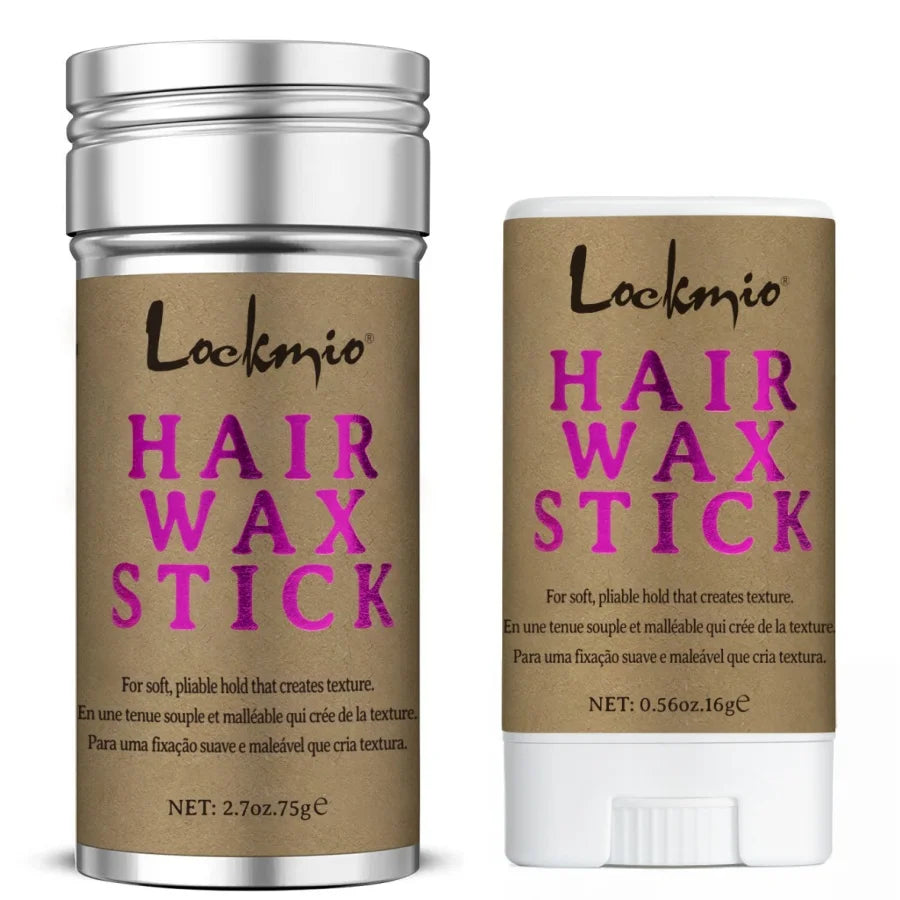 π₯ LOCKMIO Flyaway Hair Wax Stick β Tame Frizz, Smooth Baby Hairs, and Slay Every Style | No Mess, No Residue, All Control