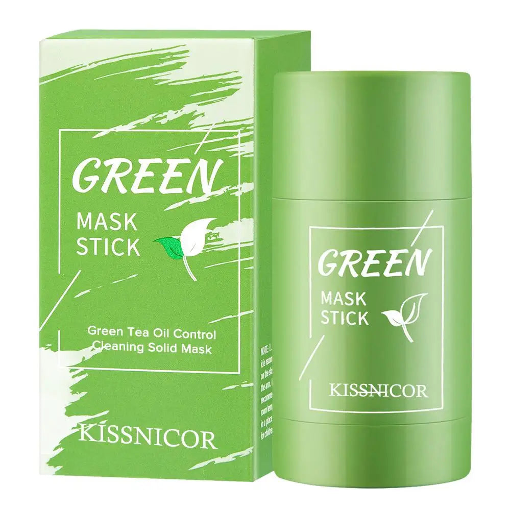 Green Tea Pore-Cleansing Stick Mask – Blackhead Remover, Oil Control, Deep Clean & Moisturizing Face Mask (40g)