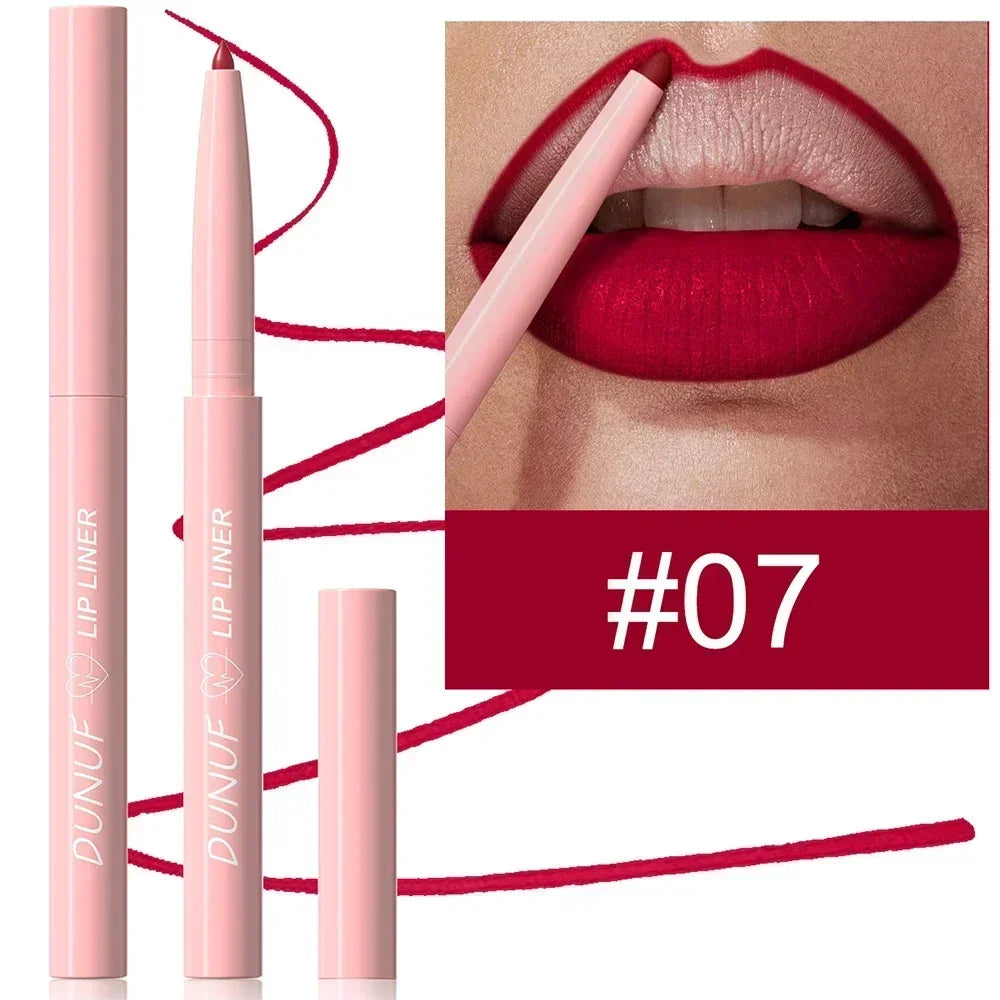 π Tapered Nib Lip Liner Pencil β Matte Red Brown Plumping Lip Stain, Lasting Waterproof Slim Lip Outline Contour Makeup βοΈ