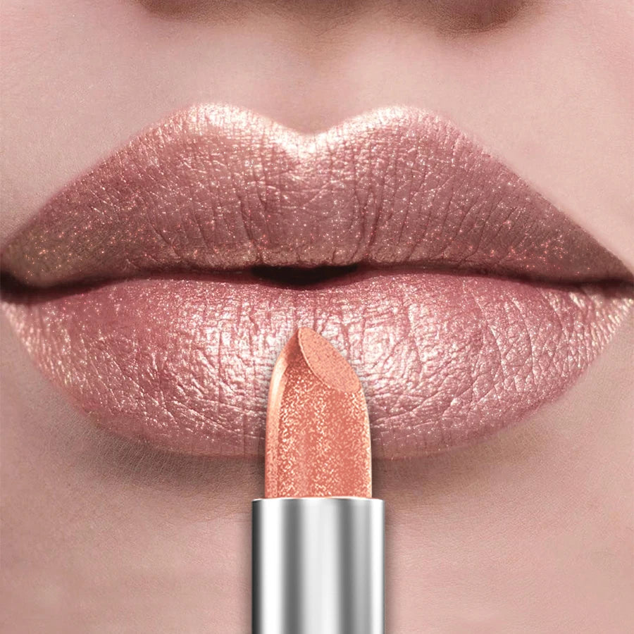 KAFURUX 21 Colors Bold & Intense Glitter Metallic Lipstick