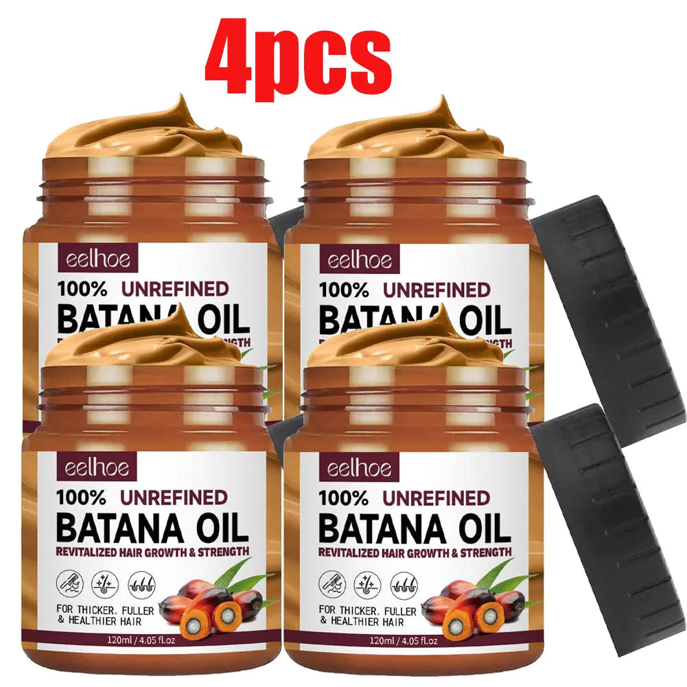 🔥 100% Pure Batana Hair Revival Oil – Deep Nourishment, Fast Growth, Anti-Breakage, and Silky Shine (120ml)