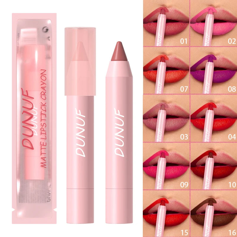 π DUNUF 18-Color Lipstick Pencil β Define. Enhance. Seduce. π