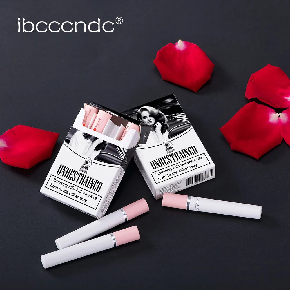 π₯ 4 PCS Cigarette Lipstick Set β Long-Lasting Matte Lip Gloss That Turns Heads All Day! πβ¨