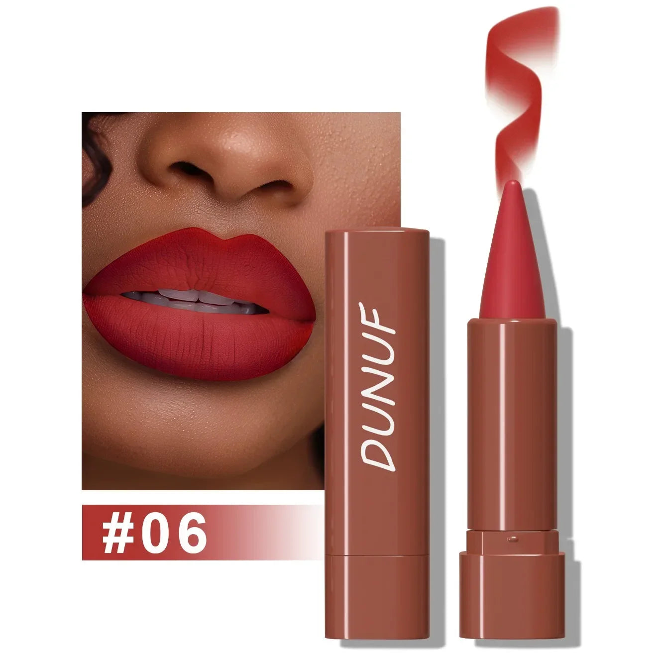 Tapered Gradient Lip Liner Matte Black Brown Velvet Lipstick Waterproof Non-Sticky Contouring Tint Lipliner Crayon Lip Makeup