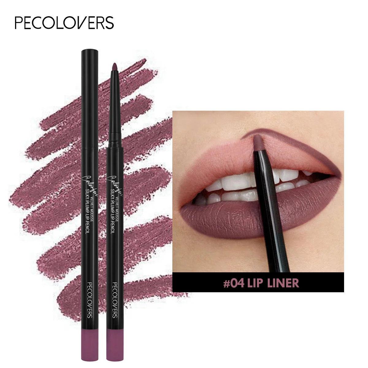 Waterproof Matte Lipliner Pencil – 12 Seductive Shades of Bold, Contoured Perfection That Stay All Day