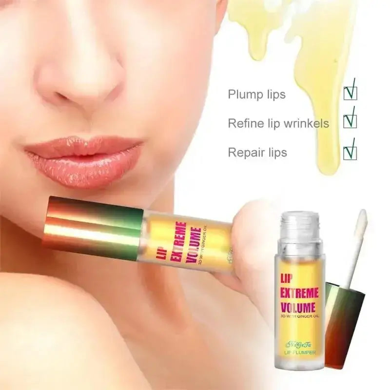 ๐ Lip Plumper Oil Serum โ Instant Volumizing, Fine Line Repair & Elasticity Boost | Long-Lasting Sexy Lip Balm ๐งโจ