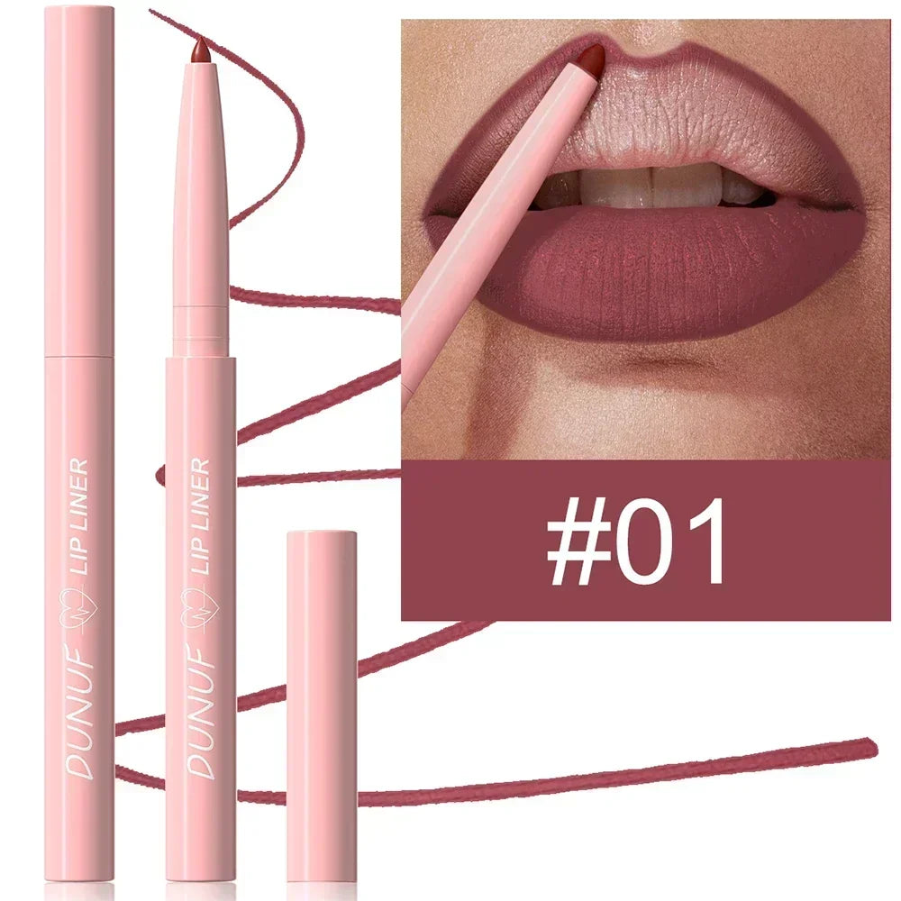 π Tapered Nib Lip Liner Pencil β Matte Red Brown Plumping Lip Stain, Lasting Waterproof Slim Lip Outline Contour Makeup βοΈ