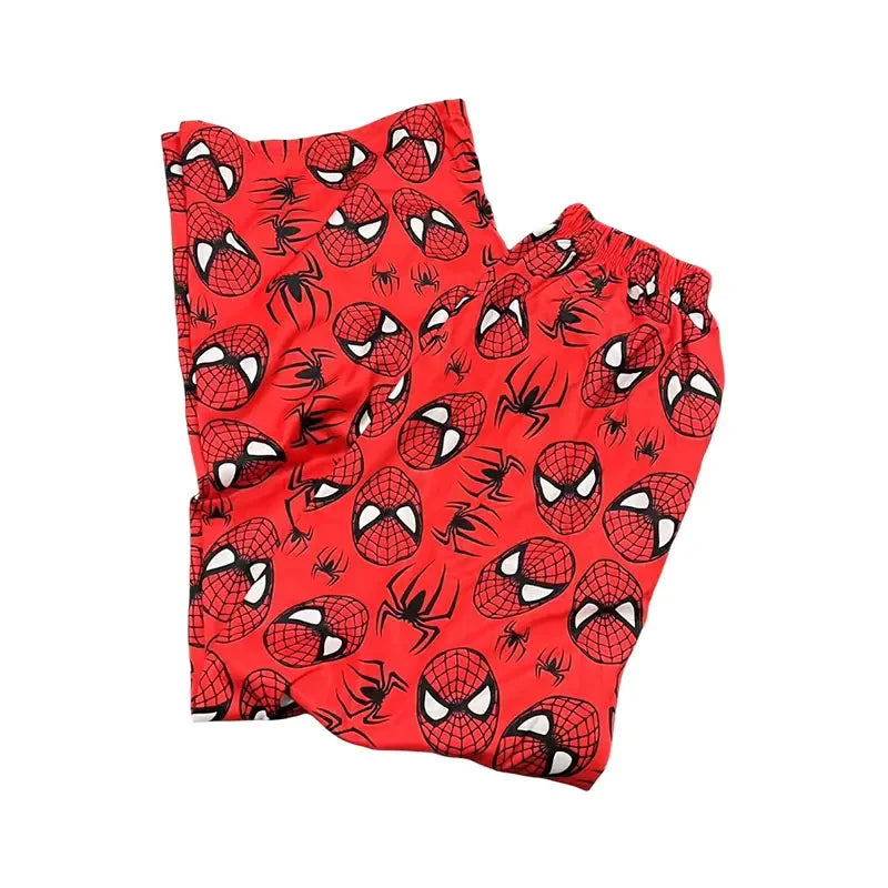 π©· Hello Kitty x Spider-Man Y2K Anime Pajama Pants β Cozy Cartoon Slacks for Couples, Girls, and Gift Giving
