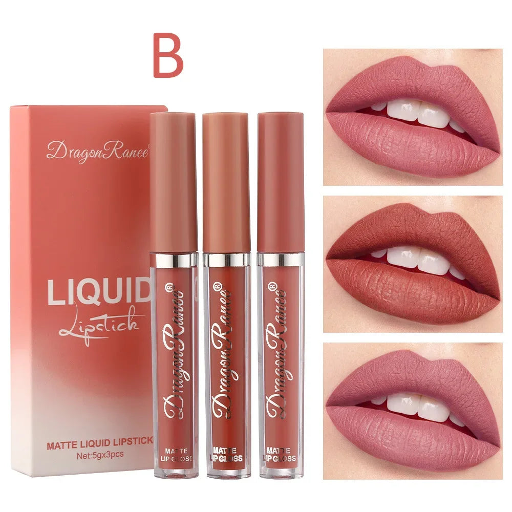 3 PCS Liquid Lipsticks Set β Unleash Bold, Beautiful Lips That Last All Day! ππ₯