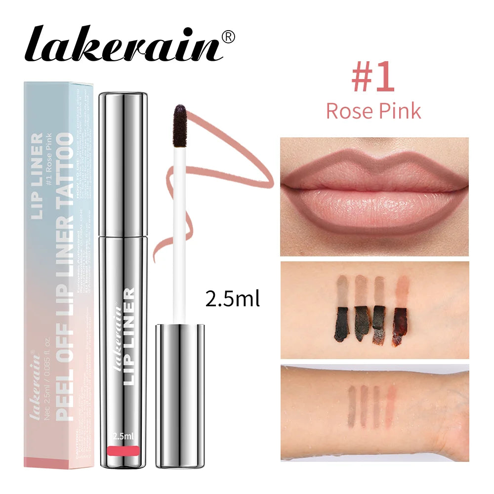 4PCS Peel-Off Tattoo Lip Liner Set β Your Lips, Locked in All Day π