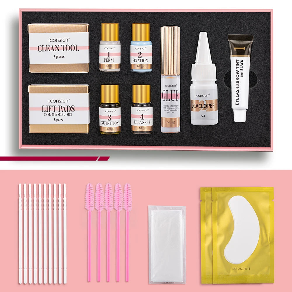 β¨ ICONSIGN Lash Lift & Tint Kit β Salon-Quality Glam at Home πββοΈπ