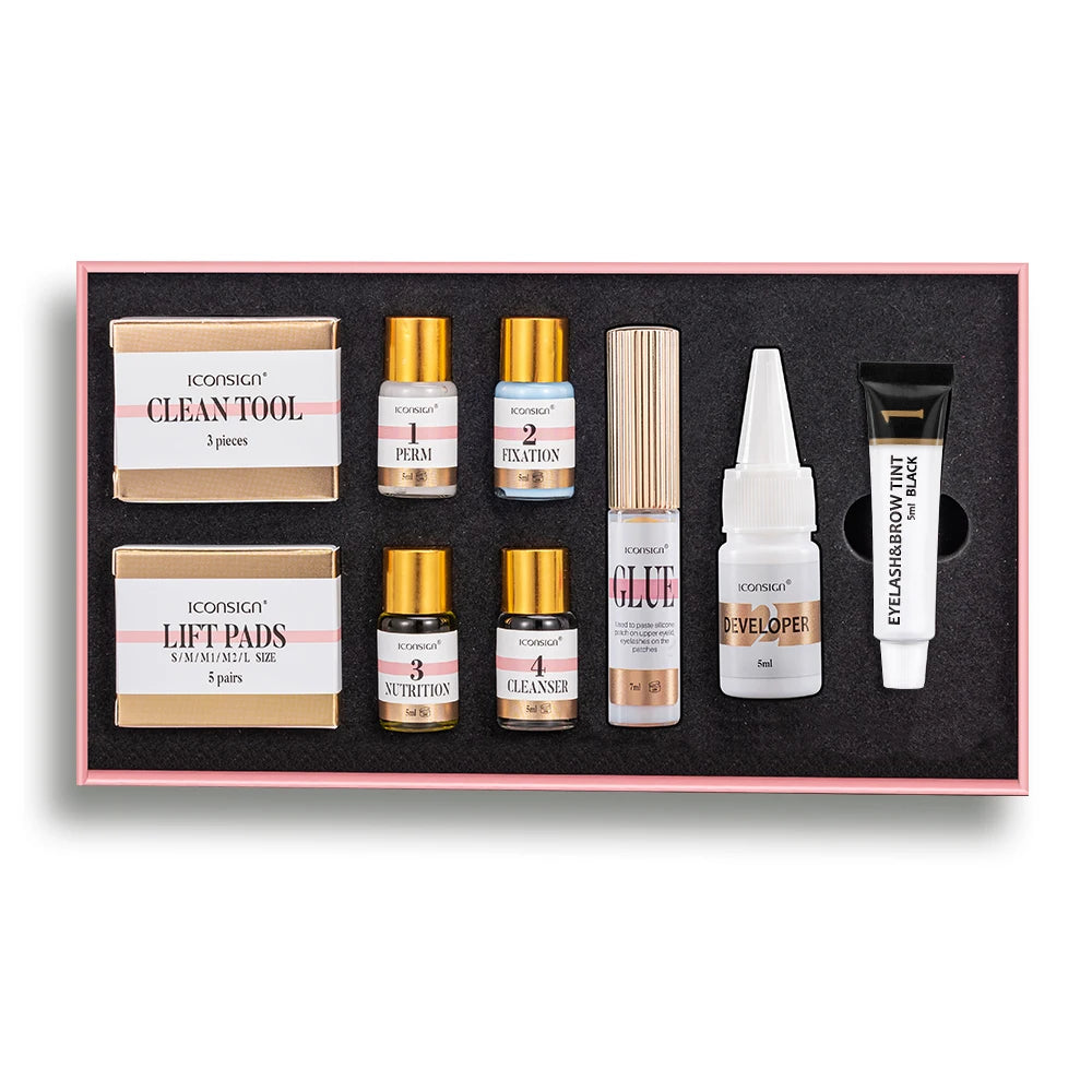 β¨ ICONSIGN Lash Lift & Tint Kit β Salon-Quality Glam at Home πββοΈπ