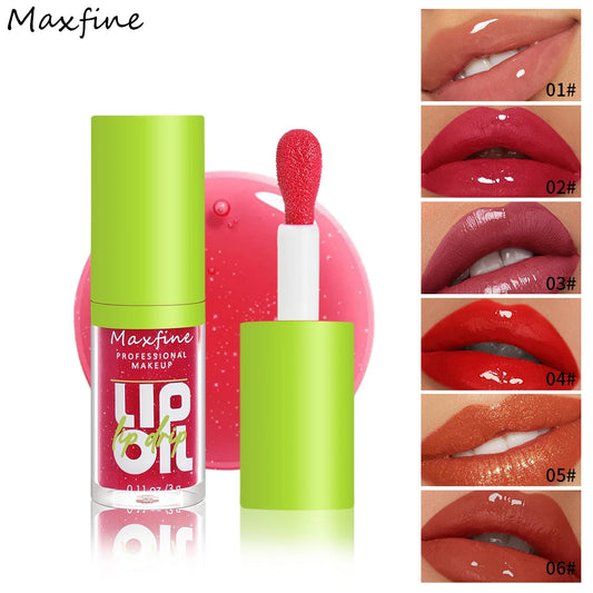 💄 MAXFINE 6-Tone Moisturizing Luminous Lip Gloss — Shine Bright, Stay Hydrated! ✨💧