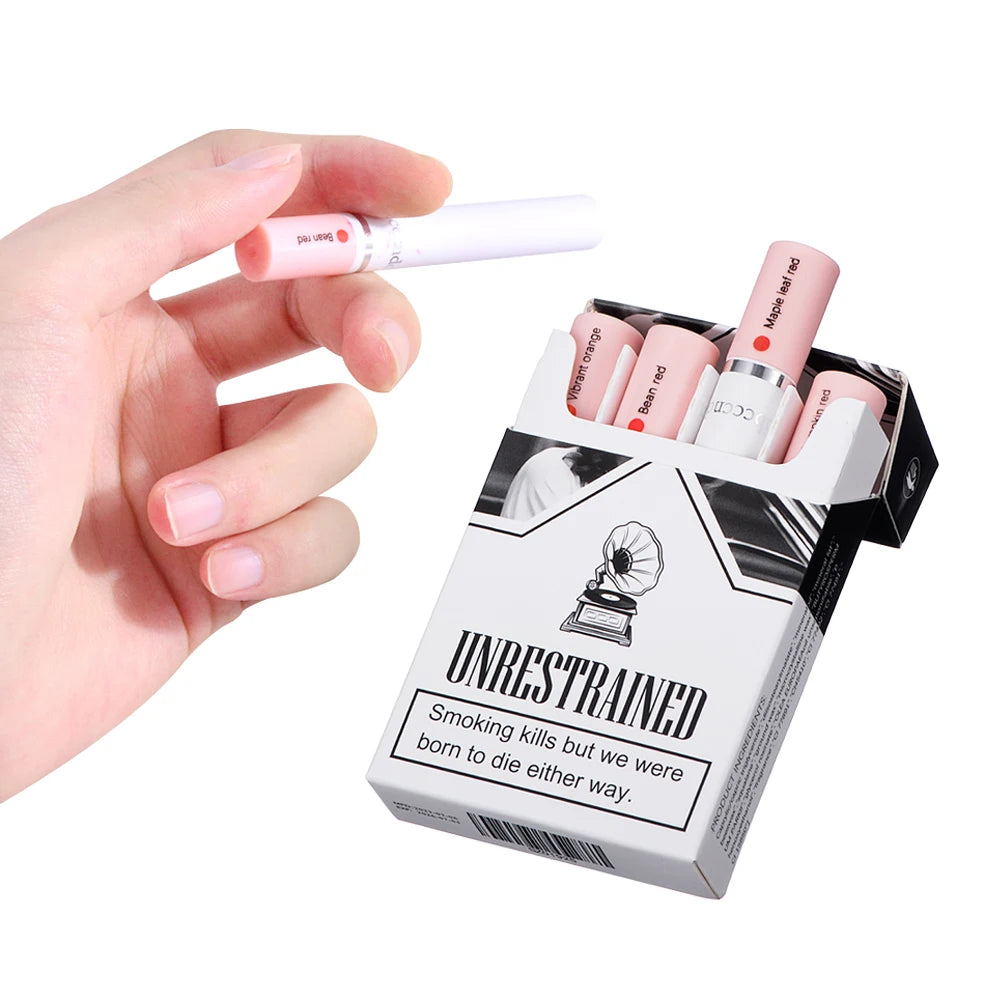 π₯ 4 PCS Cigarette Lipstick Set β Long-Lasting Matte Lip Gloss That Turns Heads All Day! πβ¨