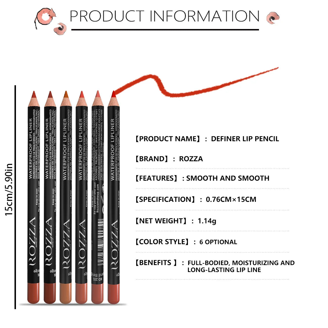 14-Color Nude Matte Lipstick Pencil β One Pencil. Infinite Looks.
