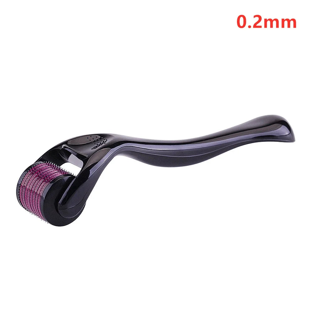 Premium 540 Needle Derma Roller for Face & Beard (0.2mm / 0.25mm / 0.3mm)