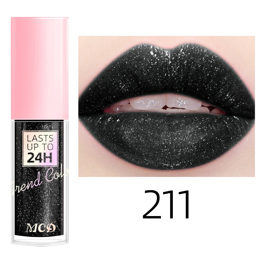 ✨ 18 Colors Glitter Lip Glaze — Shine Bright & Stay Hydrated All Day! 💄💧