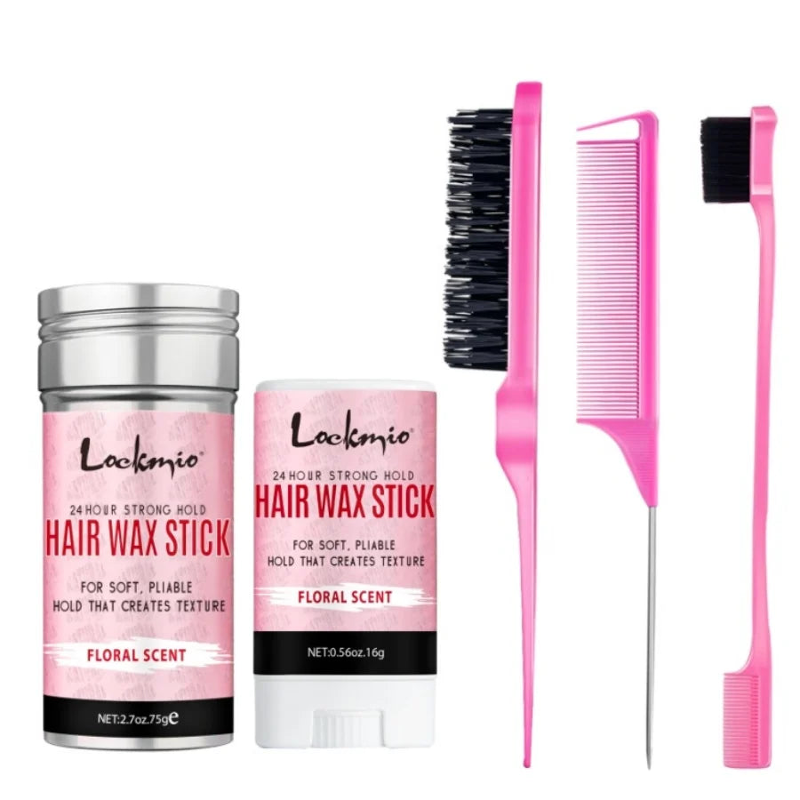 ✨ LOCKMIO Professional Styling Wax Stick – Instantly Smooth Flyaways, Slay Edges & Control Frizz | Flawless Finish for Natural Hair & Wigs