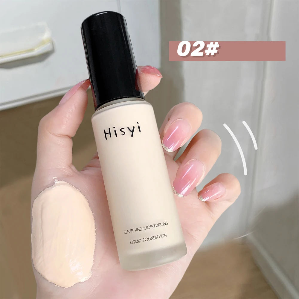 ✨ Flawless Finish Liquid Foundation – Conceal Blemishes, Even Skin Tone, & Glow Naturally