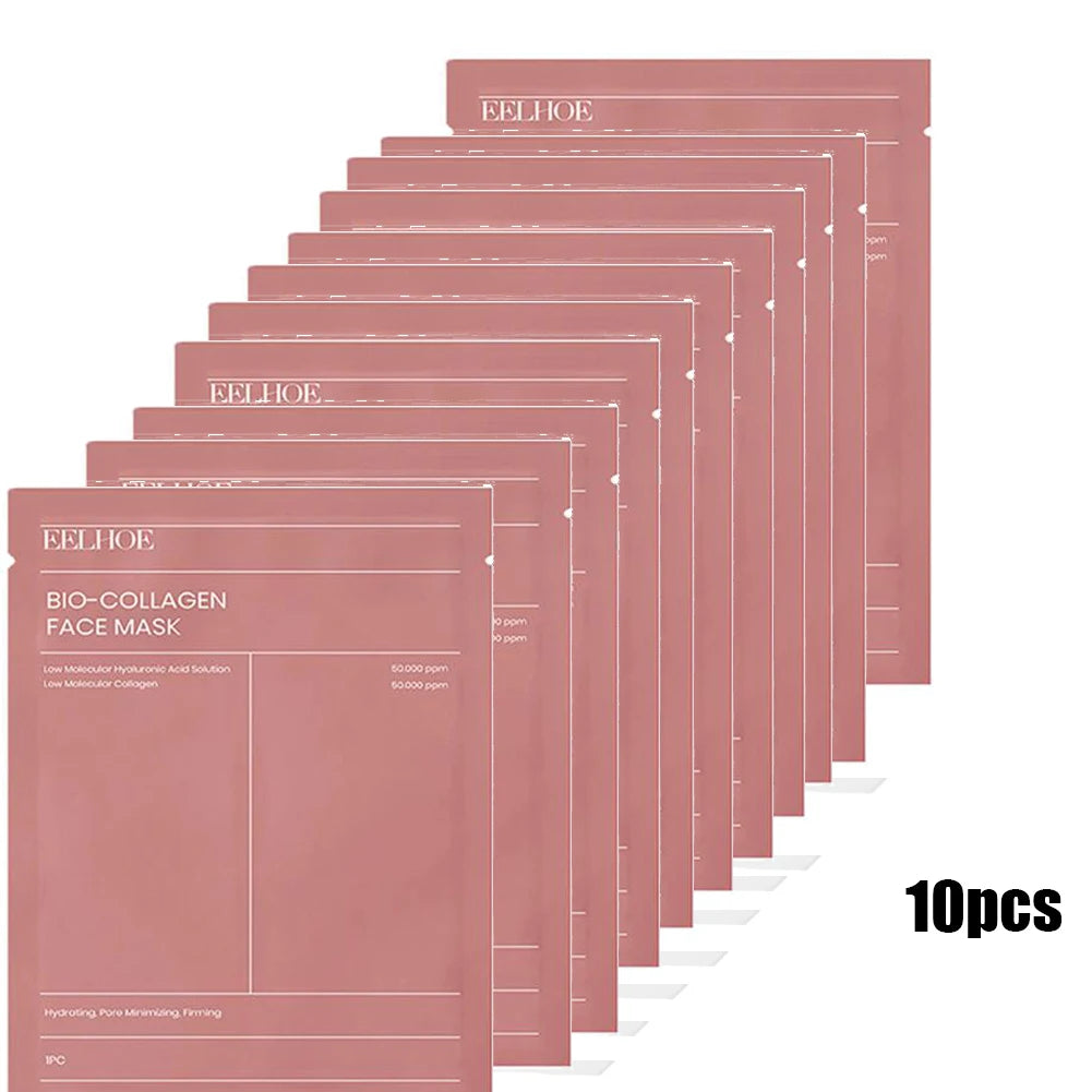1/5/10X Collagen Miracle Masks – Shrink Pores, Hydrate Deeply, Wake Up Glowing!