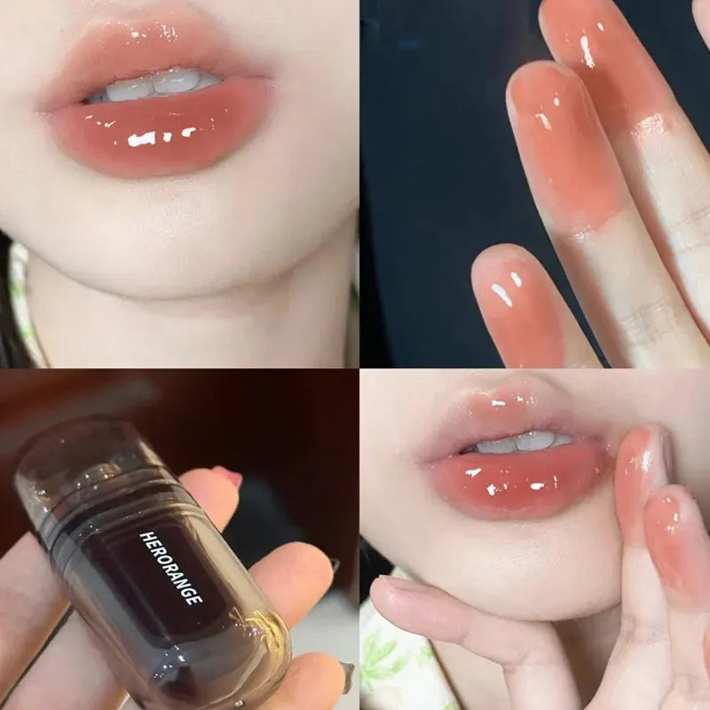 ❄️ HERORANGE HR564 Enveloping Ice Night Mirror Lip Glaze