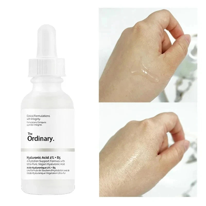 💧 2% Hyaluronic Acid + B5 Serum – Deep Hydration & Nourishment for Dry, Dull Skin | Multi-Effect Facial Essence for Firming, Oil Control & Glow | 30ml