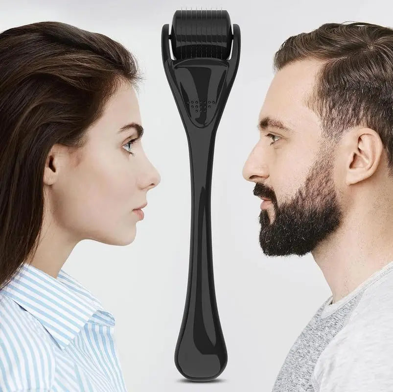 Premium 540 Needle Derma Roller for Face & Beard (0.2mm / 0.25mm / 0.3mm)