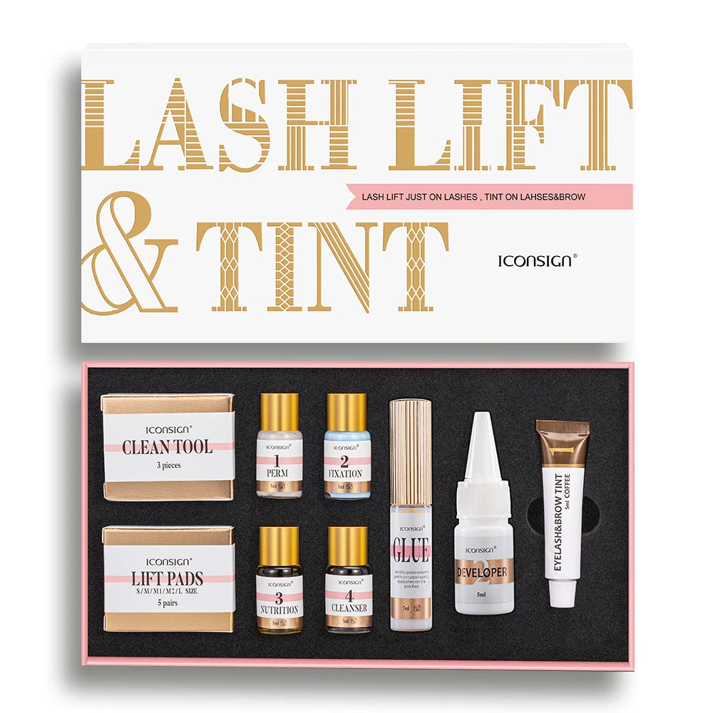 β¨ ICONSIGN Lash Lift & Tint Kit β Salon-Quality Glam at Home πββοΈπ