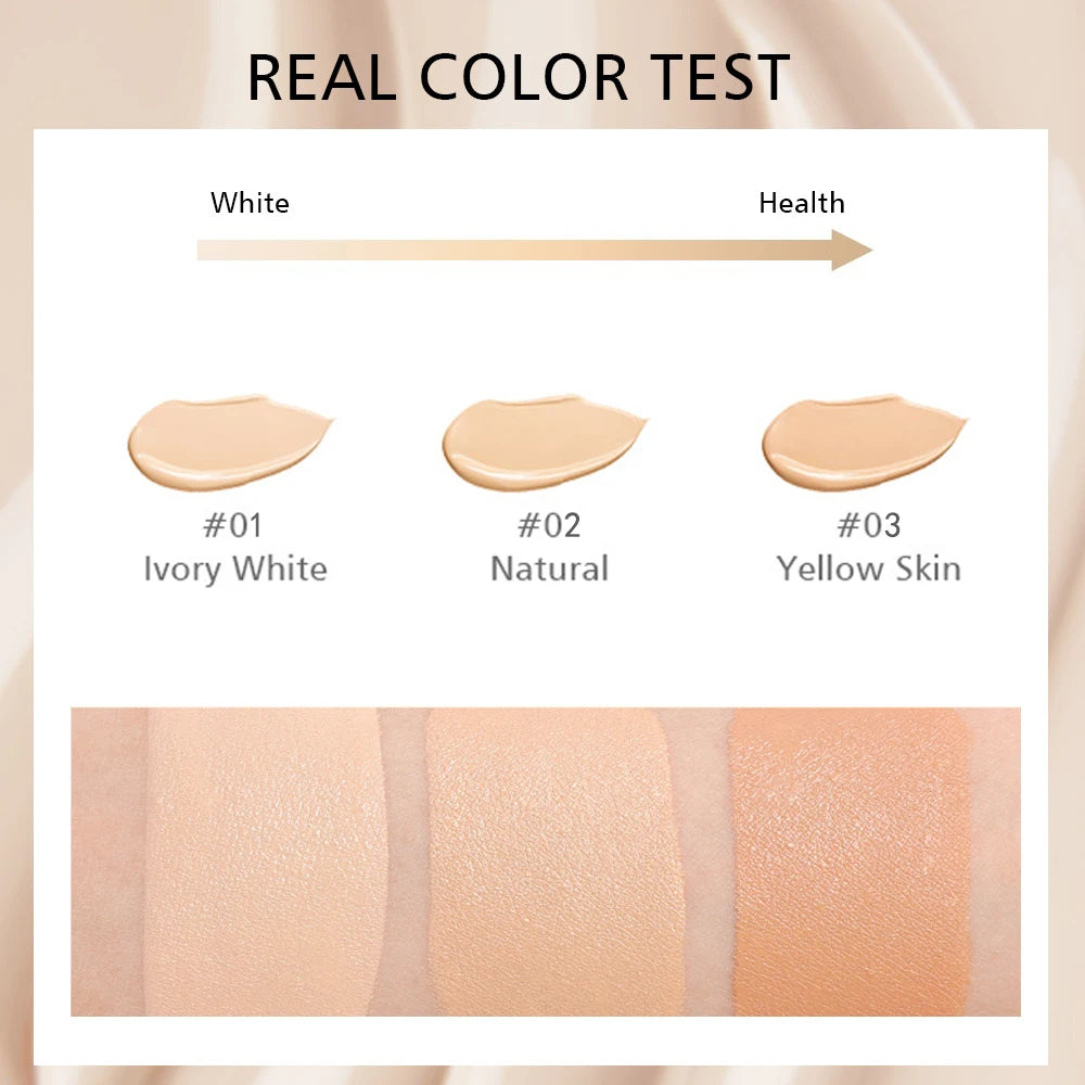 ✨ Flawless Finish Liquid Foundation – Conceal Blemishes, Even Skin Tone, & Glow Naturally