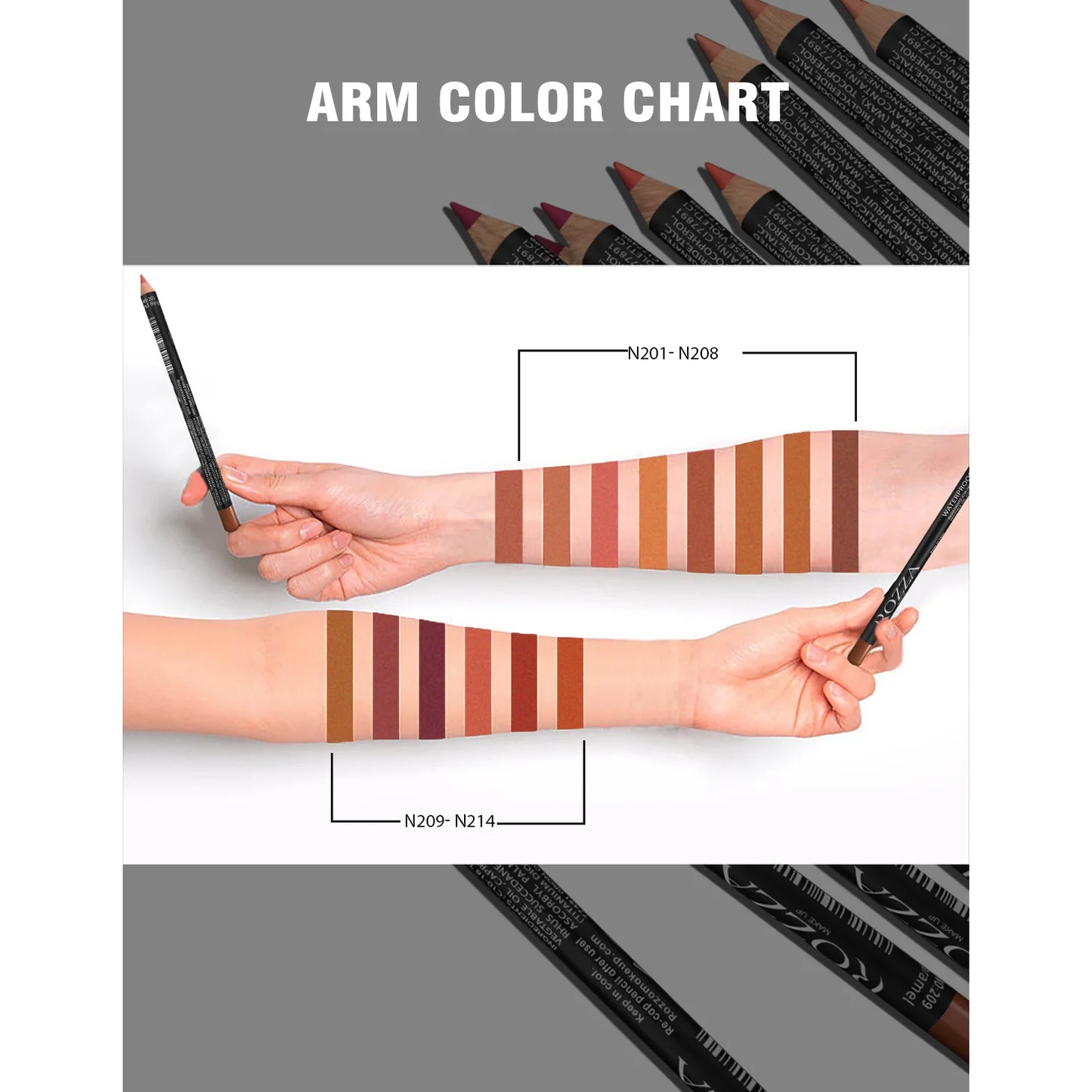 14-Color Nude Matte Lipstick Pencil β One Pencil. Infinite Looks.